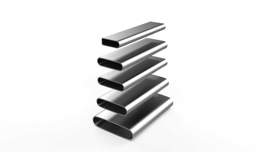 Oval Paslanmaz Çelik Boru